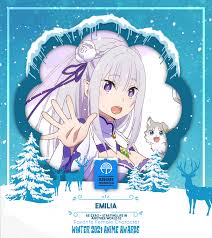 Check out what anime are airing in winter 2021 and what their release date and times are. Anime Trending On Twitter Winter 2021 Anime Awards Favorite Female Character Emilia Re Zero Starting Life In Another World S2 Part Ii