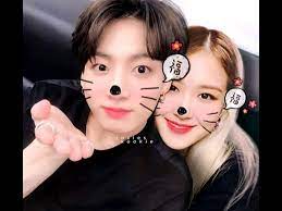 Blackpink and bts love kiss. Blackpink Rose X Bts Jungkook Rosekook Fmv Kiss And Make Up Youtube