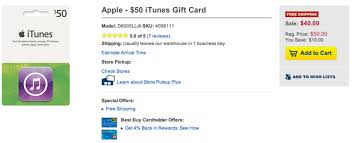 If you have used a portion of it (or if it is past the expiration date and they have started to take some of the money back) you will need to check with the issuing bank how much is left. Best Buy Offering 50 Itunes Gift Card For 40