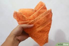 Learn how to fold towels for display in bathroom. 3 Ways To Fold Towels Wikihow