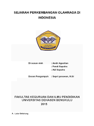 Contoh rumusan permasalahan makalah sejarah. Yuk Lihat Makalah Sejarah Perkembangan Olahraga Di Indonesia