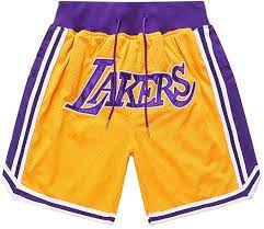 Get authentic los angeles lakers gear here. Generics Herren Basketball Shorts 23 James L A Lakers Basketball Shorts Stickerei Schnelltrocknend Double Fabric Atmungsaktive Casual Shorts Amazon De Sport Freizeit