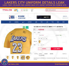 2020 nike los angeles lakers #6 lebron james purple nba swingman statement edition jersey. Los Angeles Lakers New City Uniform Details Leaked Sportslogos Net News