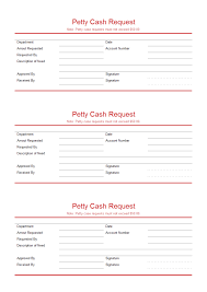 Petty Cash Request Free Petty Cash Request Templates