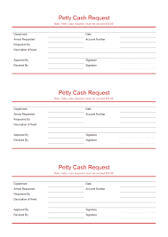 petty cash request free petty cash request templates