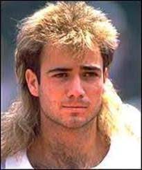 Top 10 Best Celebrity Mullets Celebrities Kids Clothing Influential Mom Blo Coiffures Masculines Andre Agassi Idees De Coiffures