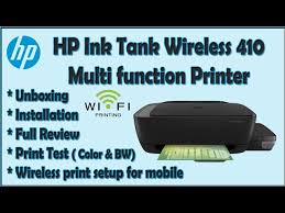 Create an hp account and register your printer. Hp Ink Tank Wireless 410 Printer Unboxing Installation Review Hpinktank410 Hpcolorprinter Youtube