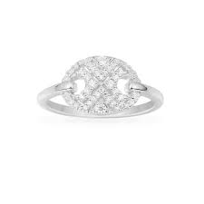 Your question will be posted publicly on the questions. Paved Grain De Cafe Ring Silver Apm Monaco