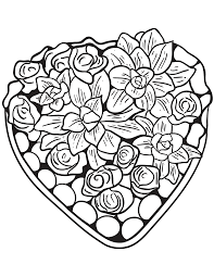 They feel comfortable, interesting, and pleasant to color. Coloring Pages Of Hearts And Flowers Activity Shelter