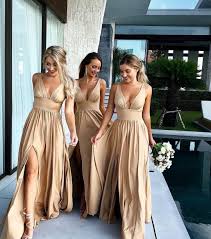 Graceful Brides S Instagram Profile Post Almost Stealing The S In 2020 Bridesmaid Dresses Long Chiffon Champagne Bridesmaid Dresses Champagne Gold Bridesmaid Dresses