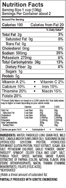 Brown And Wild Rice Nutrition