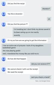 derek kessler on twitter fake transfer receipt for probably not brandon prepped for tomorrow going to send it to him rotated 90 and uncensored https t co n5gm9kednu https t co zif4dcgaao twitter