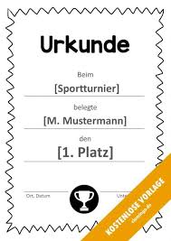 Hol dir das rätsel jetzt mit einem klick kostenlos als download! 100 Kostenlose Urkunden Vorlagen Fur Zahlreiche Sportarten Vlamingo