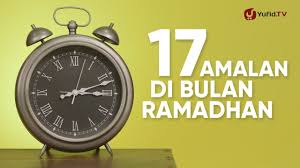 Di bulan ramadhan, rasulullah biasanya tidur dan bangun malam. 17 Amalan Di Bulan Ramadhan Sesuai Sunnah Amalan Sunnah Di Bulan Ramadhan Yufid Tv Youtube