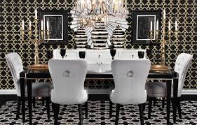Black And White Dining Room Fw14 Modern Dining Look On Zgallerie Interior Design Dining Modern Dining Decor Modern Dining