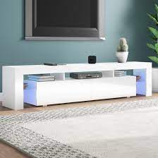 Credenza is 36 high for perfect viewing height brushed nickel hardware specifications: Orren Ellis Milano Tv Stand For Tvs Up To 88 Reviews Wayfair