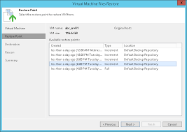 Restoring Vm Files - Quick Start Guide For Vmware Vsphere