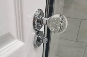 There is a hole in the outside door knob. Bathroom Door Lock Types A Helpful Guide With Images