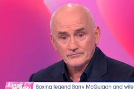 Barry McGuigan chokes back tears