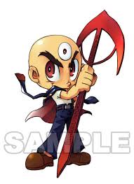 One defining feature of anime eyes is that they are usually much bigger and wider than real eyes; The Three Eyed One Sharaku By Aun61 On Deviantart