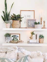 Pin By Amarillis Rahmita On Bedroom Shelf Decor Living Room Living Room Shelves Shelf Decor Bedroom