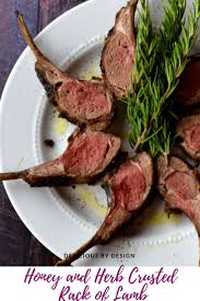 On a large rimmed sheet pan (12x17), toss the lamb and the potatoes with the olive oil, then sprinkle the herbs over all and toss until evenly coated. This Honey Herb Crusted Rack Of Lamb Is Amazingly Tender Aromatic And A Feast For The Eyes This Is Dish Lamb Recipes Easy Lamb Recipes Crusted Rack Of Lamb