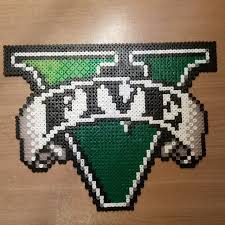 Maybe you would like to learn more about one of these? Radical Perler Art Vonderbend Gta V Logo Gta Gtav Logo Hama