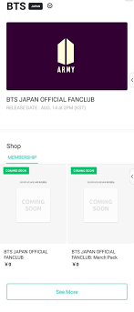 Maybe you would like to learn more about one of these? Bts Merch Restocks On Twitter You Can Choose To Renew Your Membership On Either The Japan Official Fanclub Or On Weverse But From Aug 14 New Memberships Can Only Be Purchase