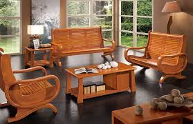 Coordinate your living room with complimentary colors like orange and blue. Modern Living Room Furniture Wood Novocom Top
