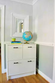 Dark colors can also create some optical illusions in a room. Grounded Painting The Wall Under Our Chair Rail Darker Young House Love