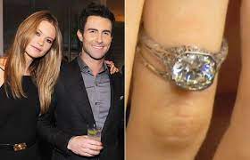 Behati Prinsloo S Engagement Ring See The Photo Celebrity Engagement Rings Behati Prinsloo Vintage 1930s Engagement Rings