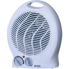 Entrega 1500w na versão 110v e 2000w na versão 220v, o que significa uma alta potência em ambas as voltagens. Aquecedor Eletrico Com Ventilador Branco Kt0589 Brycus