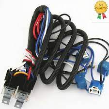Simple 2 wire installation, couldn't be any simpler to install. H4 H6054st Headlight Relay Wiring Harness 4 Headlamp Light Bulb Wiring Kit H6054 Ebay