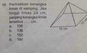 We did not find results for: Perhatikan Kerangka Limas Di Samping Jika Tinggi Limas 24 Cm Panjang Kerangka Limas Tersebut Brainly Co Id