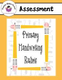 Figure 2 illustrates the printing rubric. Free Primary Handwriting Rubric By Practice Makes Perfect Tpt