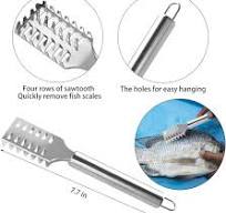 Openfly Fish Scaler Tool, Stainless Steel Fish Scaler Remover Fish Scraper  Scaler with Sawtooth, Fish Skin Graters Fish Tweezers Fish Descaler Tool ...