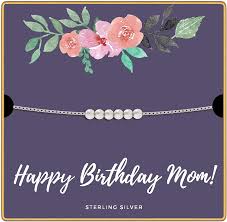 Or have a special request? Amazon Com Kedrian Happy Birthday Mom Bracelet 925 Sterling Silver Mom Birthday Gifts Jewelry Birthday Gifts For Mom Bracelet Birthday Gift For Mom Moms Birthday Gift For Women From Son Or Daughter Clothing