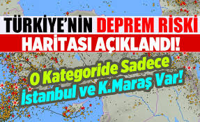 19 bin 973 binanın 6 bin 150'si yüksek risk barındırıyor. Turkiye Nin Il Il Deprem Riski Haritasi Aciklandi Haberi
