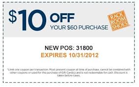 Rack Room Shoes Coupon 10 Off Any 60 Purchase Exp 10 31 Shoes Boots Pumps Flats Rack Room Shoes Printable Coupons Purchase Card