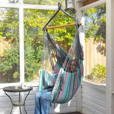 This chair is great for lounging. Fingerhut Vivere Brazilian Hammock Chair Watermelon
