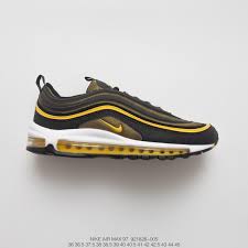 Black And Yellow Air Max 97 Nike Air Max 97 All Match Vintage Air Jogging Shoes Black Yellow White With Images Nike Air Max Nike Air Max Black Nike Air Max 97
