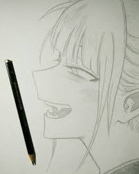 Himiko Toga Em 2020 Desenho De Olho De Anime Vampiro Desenho Desenho De Anime (she colored using my promarkers ) i did the.