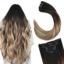 Black root tonic blood nourisher. Blonde Balayage Clip In Hair Extensions Black Root Human 1b 10 60 Ugeathair