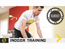 indoor bike trainer workout climbing