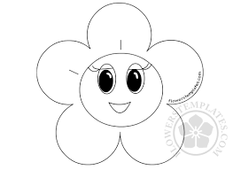 Clip art freebies, clip art, melonheadz clipart. Spring Coloring Pages Smiley Face Flower Flowers Templates