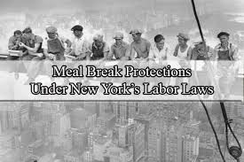 A lunch/meal break of at least 30 minutes in which no work activities are performed. Lunch Break Laws In New York The Full Guide 2019 Edition