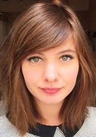 Wispy bangs and high bun hairstyle. 20 Top Style Hairstyles Medium Length Side Bangs