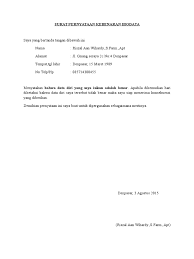 Surat pernyataan diperlukan untuk keadaan tertentu seperti melamar pekerjaan. Surat Pernyataan Kebenaran Biodata