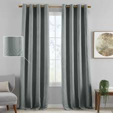 Huixiu geometric trellis pattern lace curtains rod pocket 56 x 96 inch length, set of 2 ivory curtain panels,window voile drapes for bedroom. Huxley Geometric Blackout Embroidered Textured Window Curtain Panel Elrene Home Fashions Target