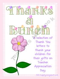 Thanks A Bunch Thank You Notes For Teacher Appreciation Week Teacher Appreciation Teacher Appreciation Week Message For Teacher